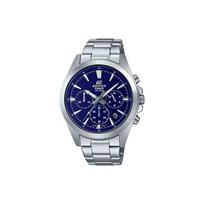 Casio Edifice Series Waterproof Shockproof Sports Watch Quartz Movement Stainless Steel Strap Womens Watch Blue Dial Women watches EFV-630D-2AV Blue Dial blue