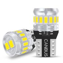 T10 LED Explosive Light, White, 2 Pcs, Built-In Canceller, LED T10, Compatible with Vehicle gray