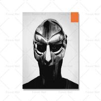 MF DOOM drobės plakatas | Hip Hopo legendos sienos menas | Modernus namų dekoras svetainei Be rėmo 50cm×70cm NoFrame