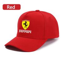 Ferrari Lenktynių Kepuraitė Reguliuojama Beisbolo Kepuraitė Apsauginės Kepurės Aksesuarai Ferrari F430 Stradale 458 488 599 612 F12 Charles Leclerc raudona
