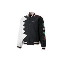 Puma Official Visit Color Block Embroidered Logo Baseball Cotton Jacket Winter Men jackets Black 532097-01 M black