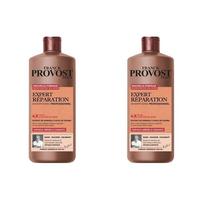FRANCK PROVOST Shampoo 500ml 2 Packs Moringa Jojoba Oil Shampoo for Damaged, Brittle and Split Hair brown