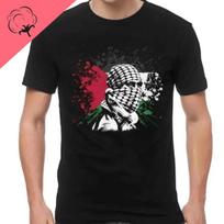 Unisex Palestinos Marškinėliai Meilė ir Taika Vasariniai Trumpomis Rankovėmis Šaunūs Marškinėliai Palestiniečių DNR Viršutiniai Drabužiai Unisex Drabužiai Medvilniniai Marškinėliai 4XL white