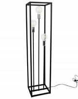 Floor lamp, metal, black, 130 cm