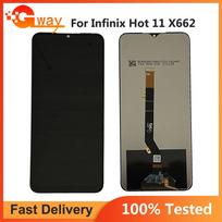 LCD Screen and Digitizer Full Assembly For Infinix Hot 11 X662 X662B gray