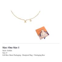 LOUIS VUITTON Necklaces Women's Gold M03901 One Size 1 auksinė