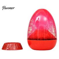 Unique Volcano Eruption Timer Liquid Motion Timer, Egg‑Shaped Floating Sand Hourglass, Mindful Meditation Aid Desktop Dynamic Stress Relief Toy for raudona