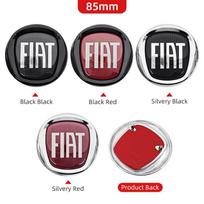 3D 85/95/100/120mm Car Hood grill Emblem rear boot trunk  for FIAT Panda Ducato Fiorino Grande Punto 500X 500 Freemont Stilo Silver red 1pcs