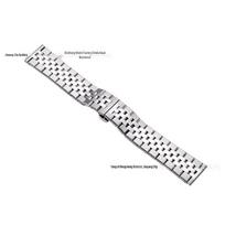 Diving Five-Link Stainless Steel Watch Strap for Apple, Huawei, Honor, Samsung Smartwatches 22mm