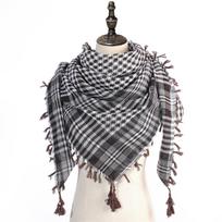Populiari vyriška Arafato Keffiyeh su kutais – Karštas Artimųjų Rytų stilius, Sandėlyje ruda