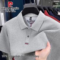 Pierre Cardin vyriški 100% medvilnės polo marškinėliai 3XL black
