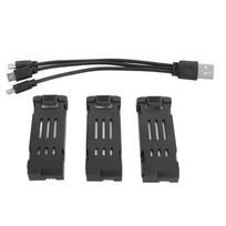 RC Drono Li Baterija 3,7V 1800mAh Nuotolinio Valdymo UAV Baterija E58 E68 JY109 998PRO Kvadrokopteriui 3 vnt. 3pcs