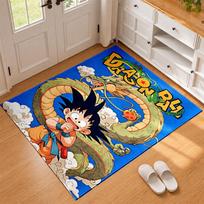 Dragon Ball Carpet Door Mat for Living Room or Bedroom Protective Mat Under Chair Office Decoration Christmas Gift Birthday Present 40cmx60cm