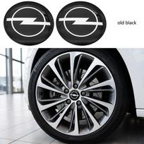 Q1014 vnt. 45mm 54mm 56mm 60mm 65mm 70mm 75mm Opel Automobilio Ratlankio Centrinės Dangtelio Lipdukas Emblema Priedai For Opel&56mm silver cap