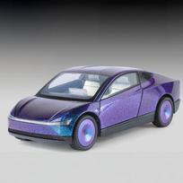 1:24 Cybercab Robotaxi Alloy Metal Diecast Model Car Sound & Light Pull Back Collection Hobby Birthday Gift With Boyfriend Boys