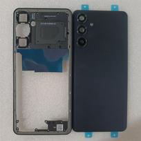 Full Housing For Samsung Galaxy M55 5G M556 Middle Frame Cover+Battery Back Cover Rear  Cover +Camera Lens Repair parts žalia