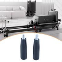 2Pcs Rope Posts Pilates Reformer Bed Parts Black Glossy M10 Thread Keeper for Exercise Core gray
