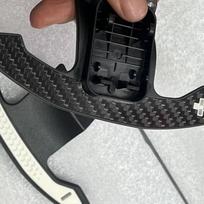 For BMW M3 M4 M5 X3M X4M G20 G80 G82 G83 F90 F97 F98 Z4 G29 Carbon Fiber Steering Wheel Paddle Shifter Extension Trim Cover balta