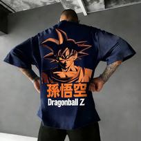 Oversized Dragon Ball Goku Anime Graphic T Shirt Men Women Vintage Short Sleeve Tee Tops Summer Y2k Streetwear Casual 2026 New XL black