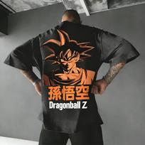 Oversized Dragon Ball Goku Anime Graphic T Shirt Men Women Vintage Short Sleeve Tee Tops Summer Y2k Streetwear Casual 2026 New 3XL black