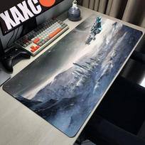 Star Citizen Pelės Padas XXL Kompiuterio Kilimėlis 900x300x3mm Žaidimų Pelės Padas Didelis Spalvingas Pelės Padas Klaviatūros Žaidimai PC Žaidėjas Stalas 30cmx60cm(11.8x23.6inch)