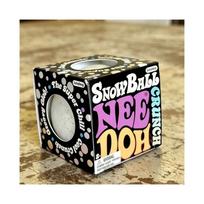 NeeDoh Snow Ball Crunch Sensory Squeeze Toy Stress Relief Snow Crunch Ball Fidget Toy Gift for Kids Adults