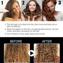 Fluffy Hair Styling Spray Long-Lasting Volumizing Curly Hair Building Hairstyle Quick Styling Hair Thickening Magic Spray brown