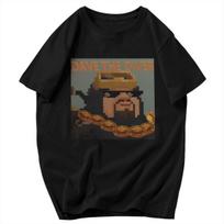 Men T Shirt Dave The Diver Game Summer Y2K Graphic Crewneck Unisex Clothes T Shirts M brown