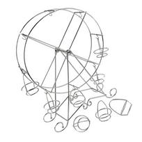 Ferris Wheel Cupcakes Stands Cupcakes Holders Rack 8 Cups Dessert Serving Tray Wedding Party Furnishing Accessories gray