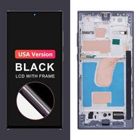 S23 Ultra Display With Frame Assembly TFT For Samsung S23 Ultra 5G S918B S918U Display Touch Screen Digitizer Replace Parts US Black Frame