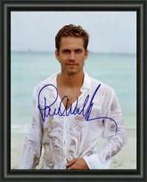 Paul Walker Signed Print Fast And Furious - A4 Autographed Photo Poster