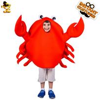 Parody Crab Costume Masquerade Stage Performance Outfit Party Clothes party Costume role-playing outfit Average Size red