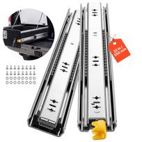 VEVOR Heavy Duty Drawer Slides, 55 cm 113.4 kg with Lock Side Mount Rails, for Cabinets, Kitchen, Workbench, RV 58 x 5.3 x 1.9 cm