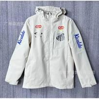 Football Training Windbreaker Neymar Santos Brazil Team Sports Jacket Men Women L gray