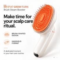 lilyeve Grow:Turn Brush Steam Booster device red