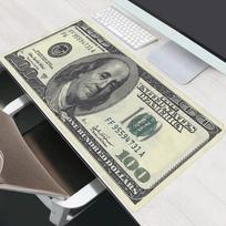 Dollar Pattern Mouse Pad Large Computer Office Game Table Mats New XXL Rubber Antislip Gaming Keyboard Mousepads Long Desk Pads 30x80x0.2cm