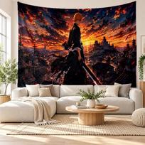 Bleach anime Wall Tapestry Home Decor Hanging Cloth Art Background Tapestry for Bedroom 150cmx200cm