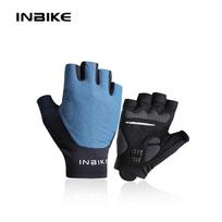 INBIKE Half Finger MTB Cycling Gloves Summer Bicycle Gloves for Men Riding SBR Palm Padded Mountain Road Bike Gloves Accessories M