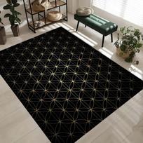 Retro kreivi abstraktūs kilimai Oranžiniai Mėlyni Viduramžių Modernaus Stiliaus Kilimai Spalvingi Geometriniai Grindų Dekorai Plaunami Svetainės Kilimai 1p40x60x1cm