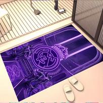 Real Madrid futbolo rašto kilimas, skalbiamas grindų kilimas, įėjimui, bendrabučiui, skalbyklai, biurui, darbo kambariui, namų dekoravimui, gimtadienio, Kalėdų dovanai 60cmx90cm