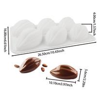 Silikoninė vaisių serijos forma Nelipnus paviršius Puikiai tinka kepimui Mousse Želė Šokoladui Pasidaryk pats Desertų gamybai A10