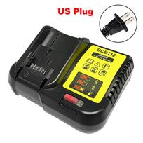 DCB112 Electric Tool Charger Replacement Safety Battery Charger Plug  for 12V 20 Battery US Plug