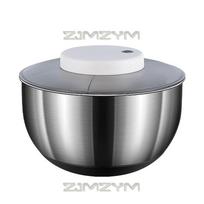 6000ML Electric Vegetable Dehydrator Stainless Steel Salad Spinner Fruit Vegetable Dry Wet Separation Dehydrator Drain Basket