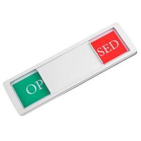 DIY OPEN Slide Sign Magnetic OPEN CLOSED Signboard Privacy Improvement Privacy Sign  Door