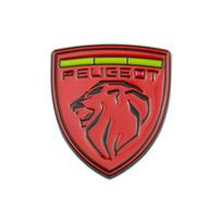 Metal Car Front Grille Emblem Sticker Rear Badge for Peugeot 106 107 108 206 207 208 301 306 307 308 407 4008 5008 RCZ Rifter Sticker