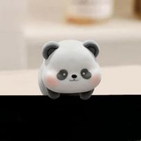 Desk Ornament Computer Monitor Decoration Panda Dog Center Console Doll  Monitor Screen Panda