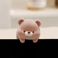 Desk Ornament Computer Monitor Decoration Panda Dog Center Console Doll  Monitor Screen Bear