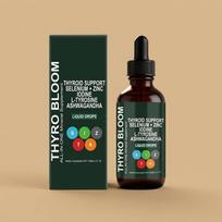 Thyro Bloom Viename skysti lašai skydliaukės palaikymui | Pažangi mineralų formulė (120 ml) 1pack