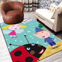 Ben & Holly'S Little Kingdom Rug Floor Mat for Living Room or Bedroom Soft and Comfortable Carpet a Gift for Birthday and Holiday.DFF0925353 100x120cm( 39x47in )