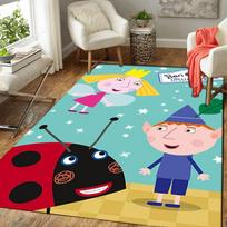 Ben & Holly'S Little Kingdom Rug Floor Mat for Living Room or Bedroom Soft and Comfortable Carpet a Gift for Birthday and Holiday.DFF0925353 200x160cm( 78x62in )